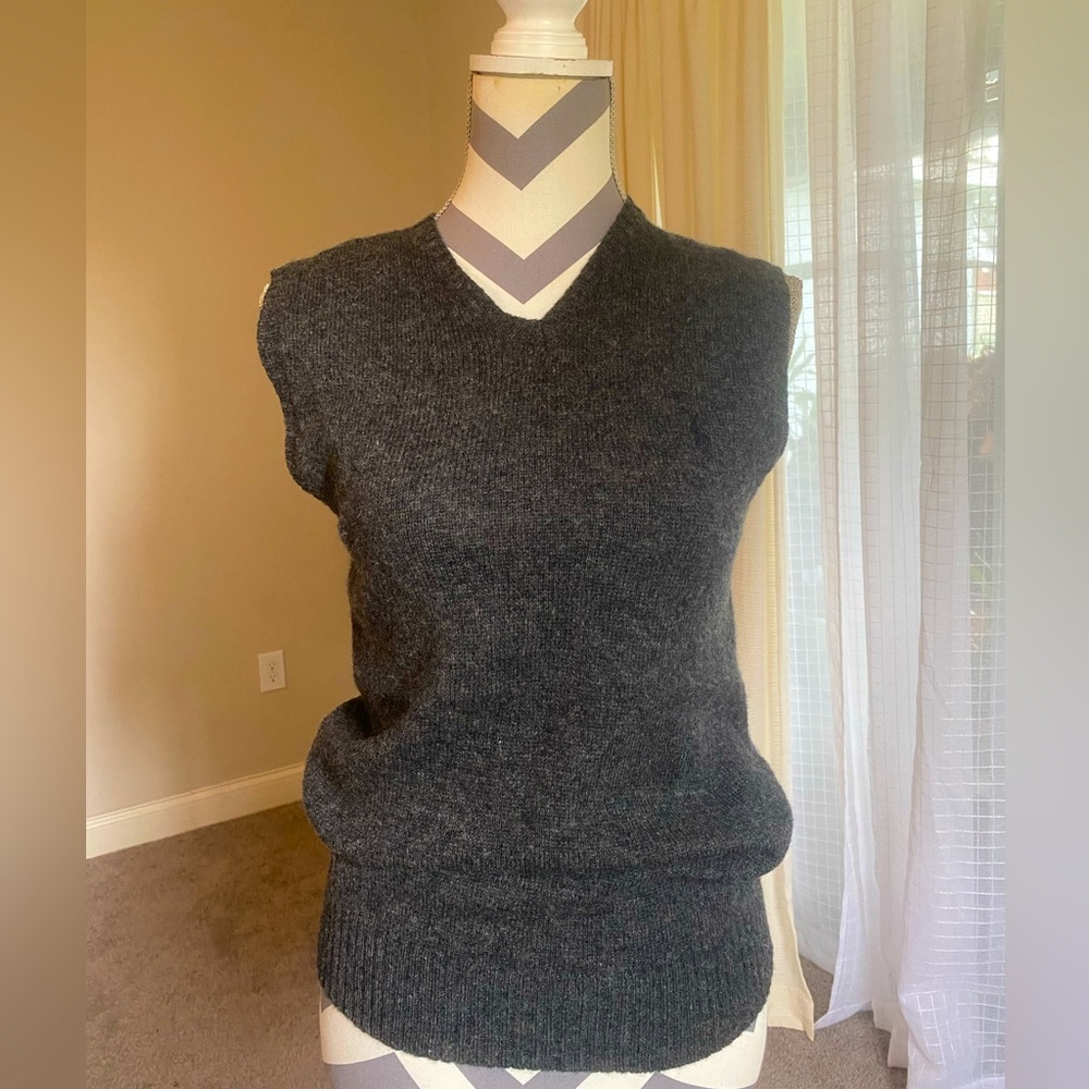 Ralph lauren  Dark Gray V-neck sweater-vest